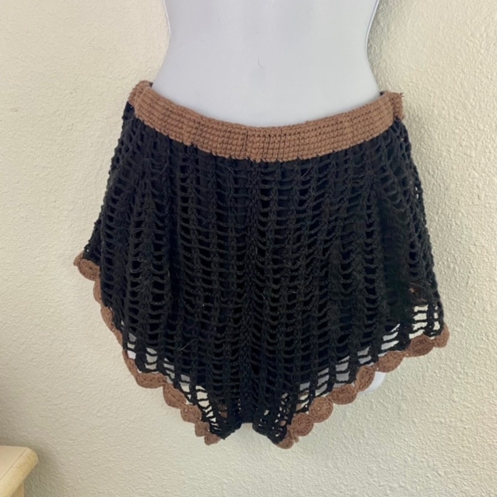 Chasing unicorns crochet shorts